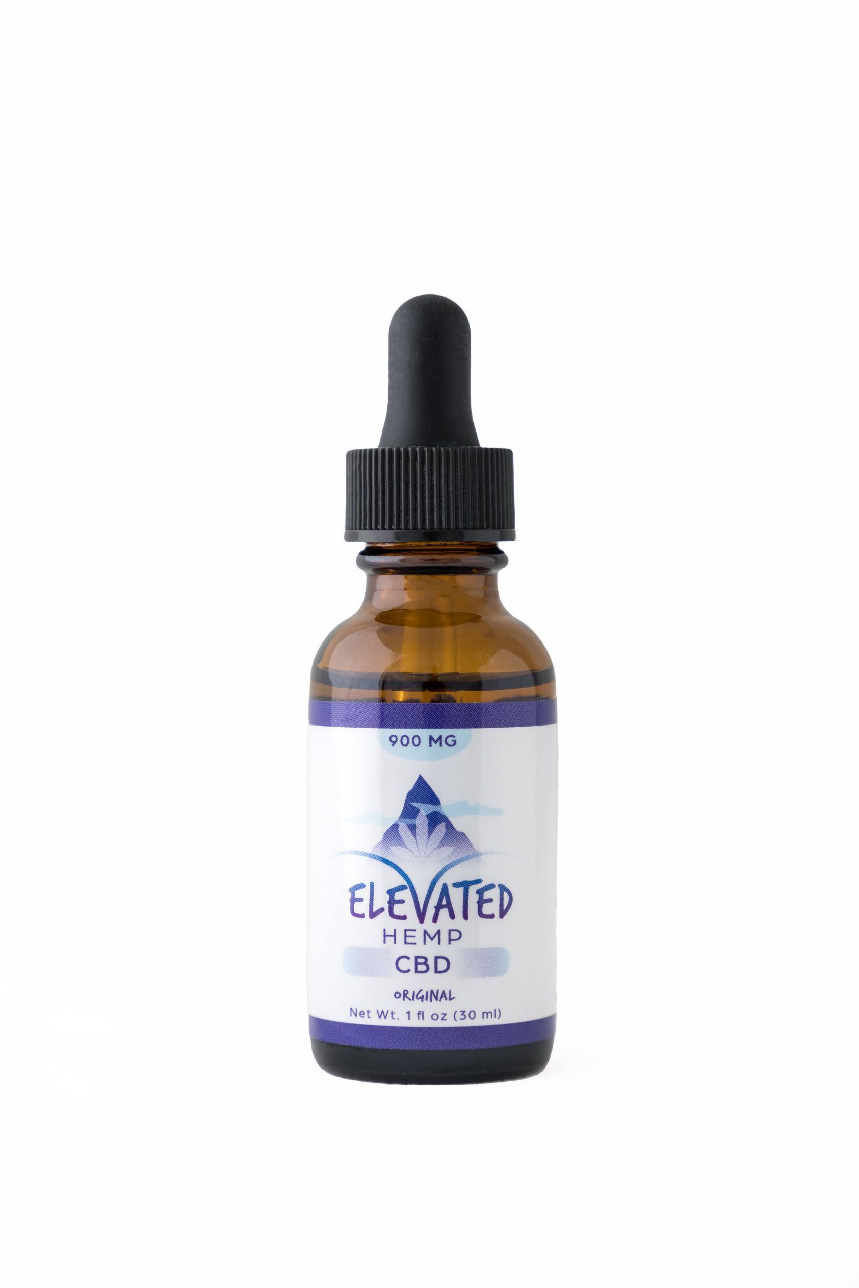 CBD Isolate Sublingual Oil 900mg | Elevated Hemp